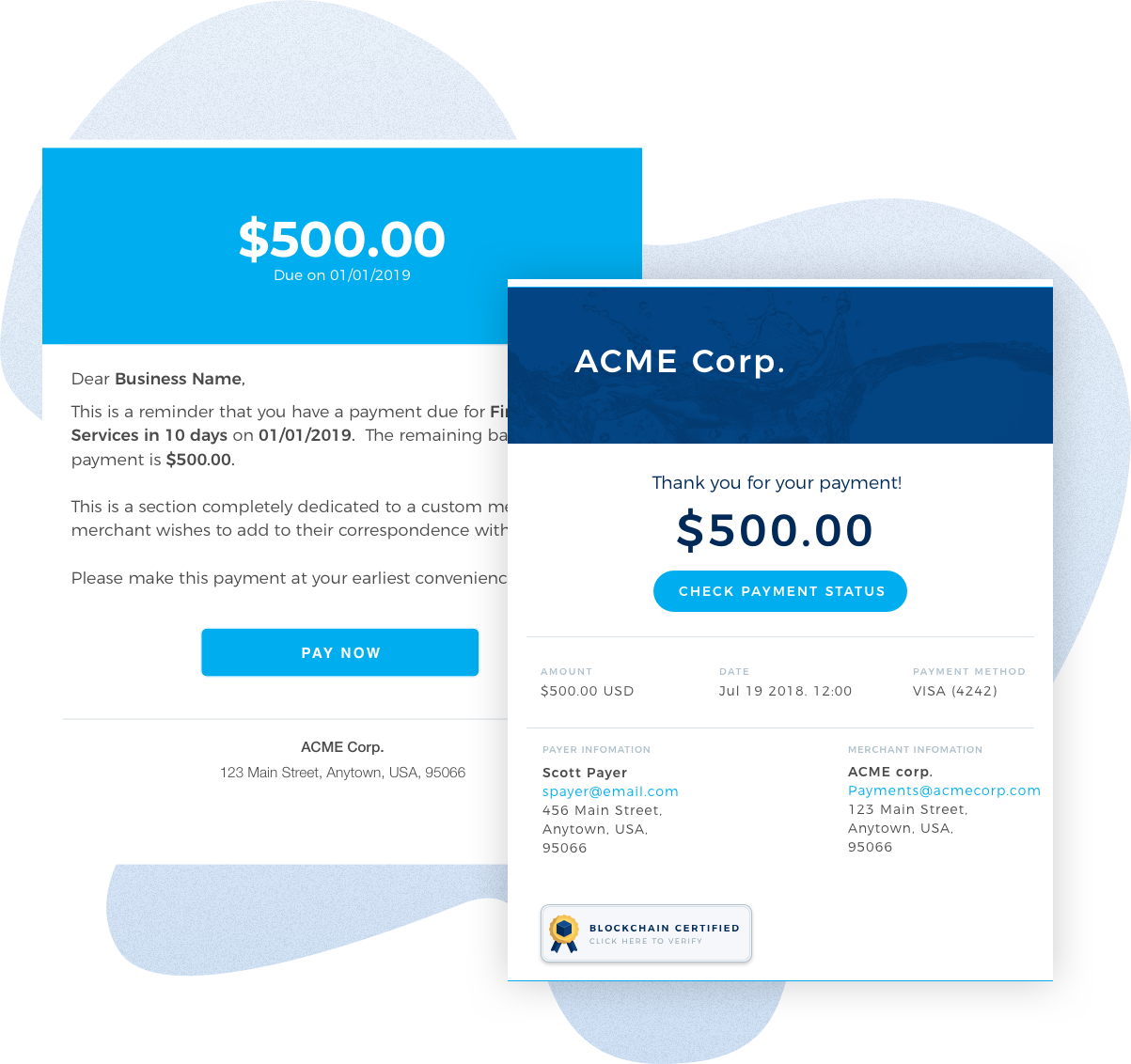 Receivables Emails